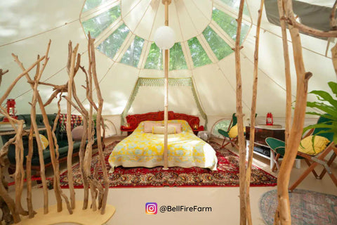 airbnb glamping tent income