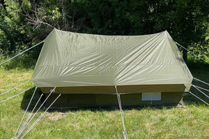 green camping tent cover
