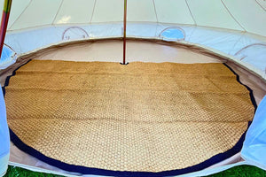 1/2 moon rug for bell tent